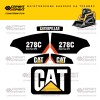 Изготовление наклеек для CAT 278C