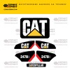 Изготовление наклеек для CAT 247B3